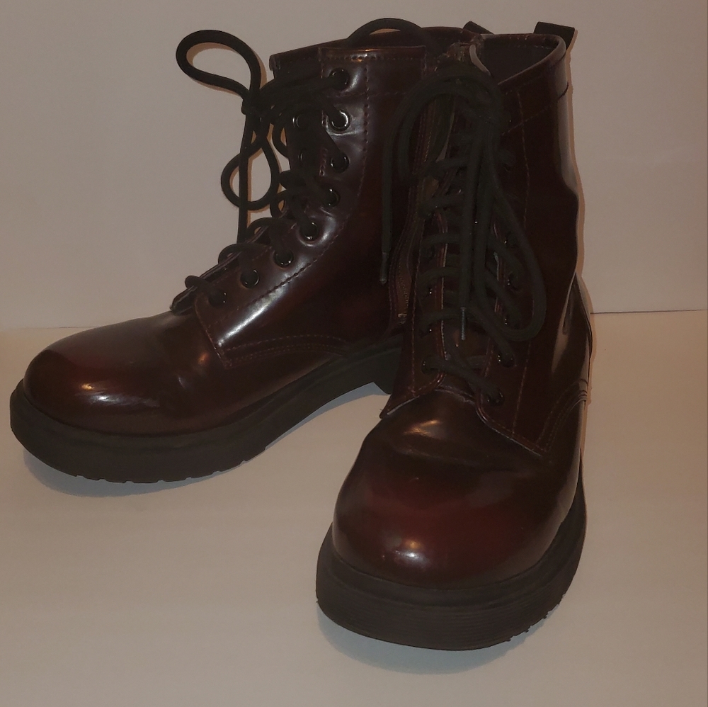 Maroon Boots